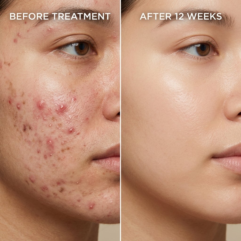 Acne Transformation Before and After results
