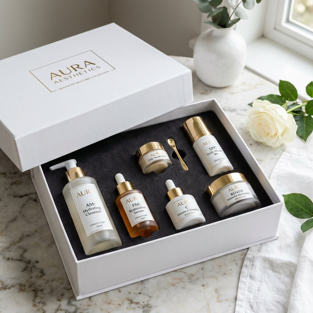 Curated skin care bundles and gift boxes