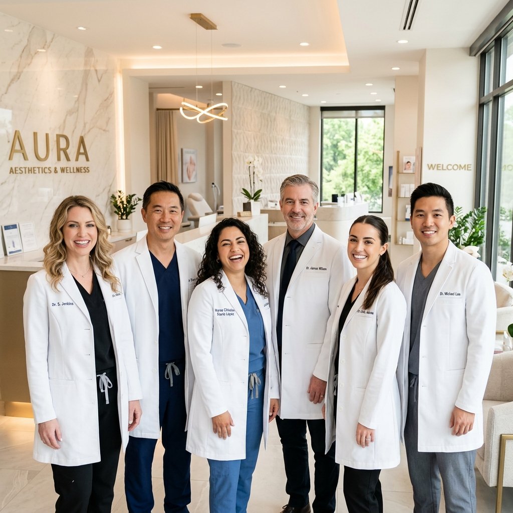 Friendly team of aesthetic medical doctors and clinicians