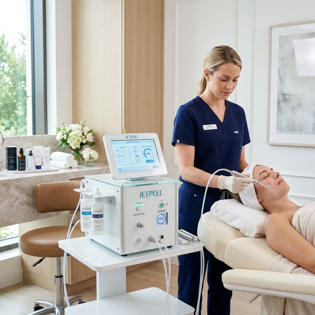 JetPeel needle-free dermal skin infusion machine